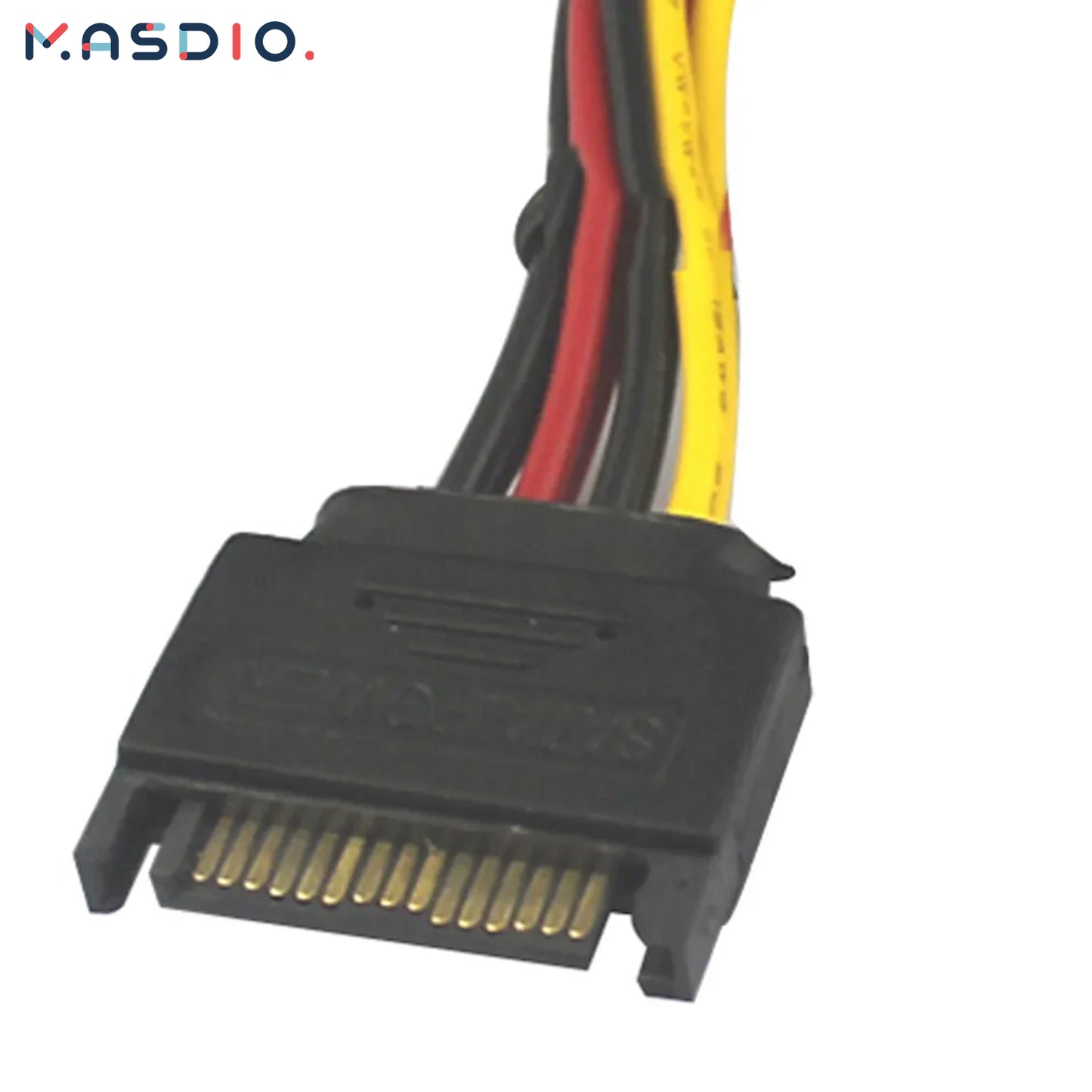 Cabo de alimentação SATA para Molex da Masdio