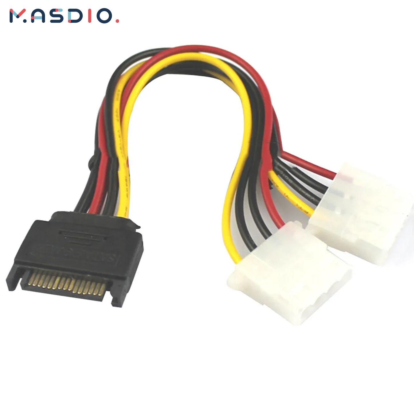 Cabo de alimentação SATA para Molex da Masdio