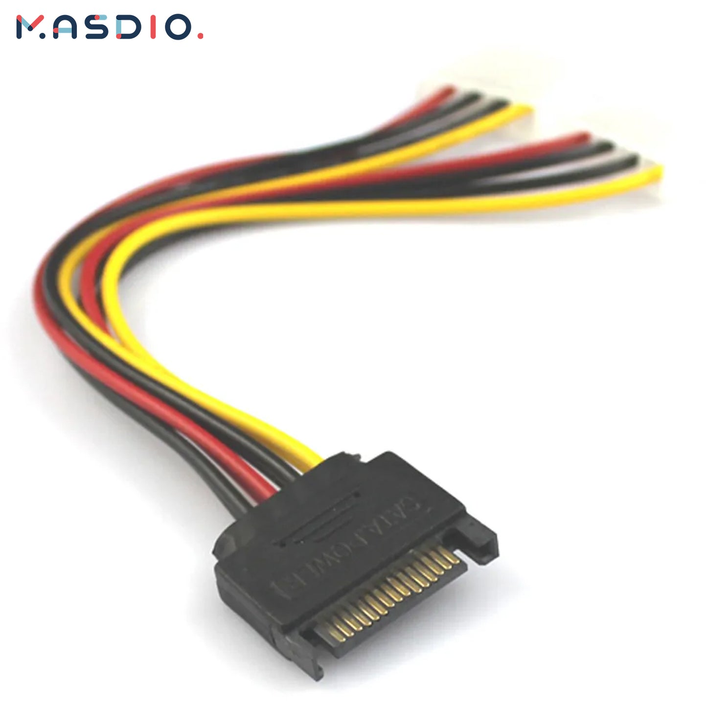 Cabo de alimentação SATA para Molex da Masdio