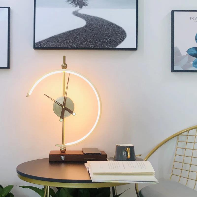 Masdio Clock Wireless Charging Lamp