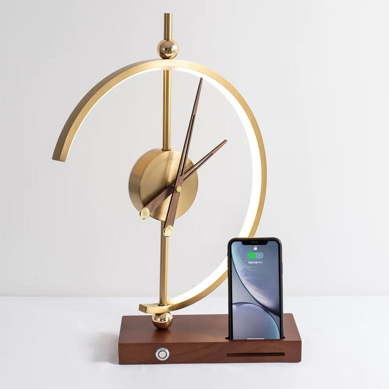 Masdio Clock Wireless Charging Lamp