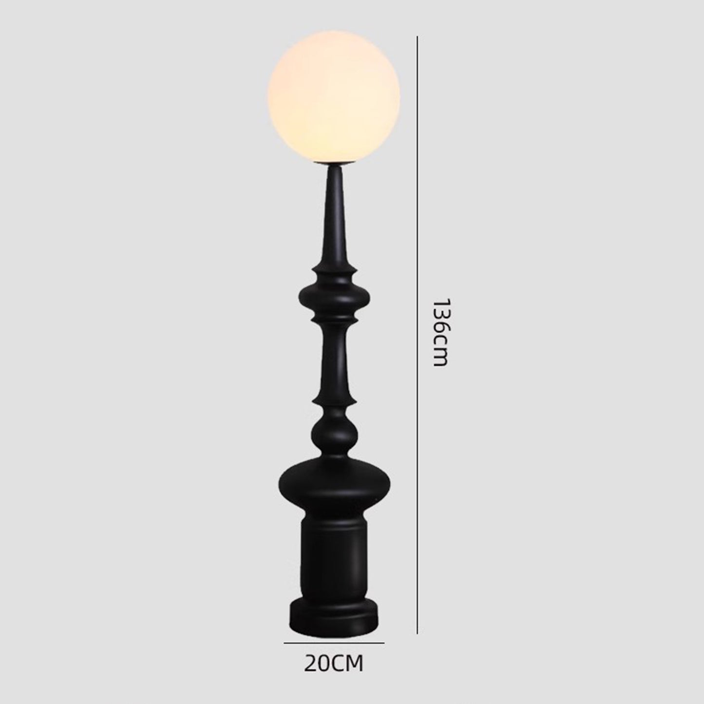 MAS-2568 Masdio Mid-Century Standing Lamp
