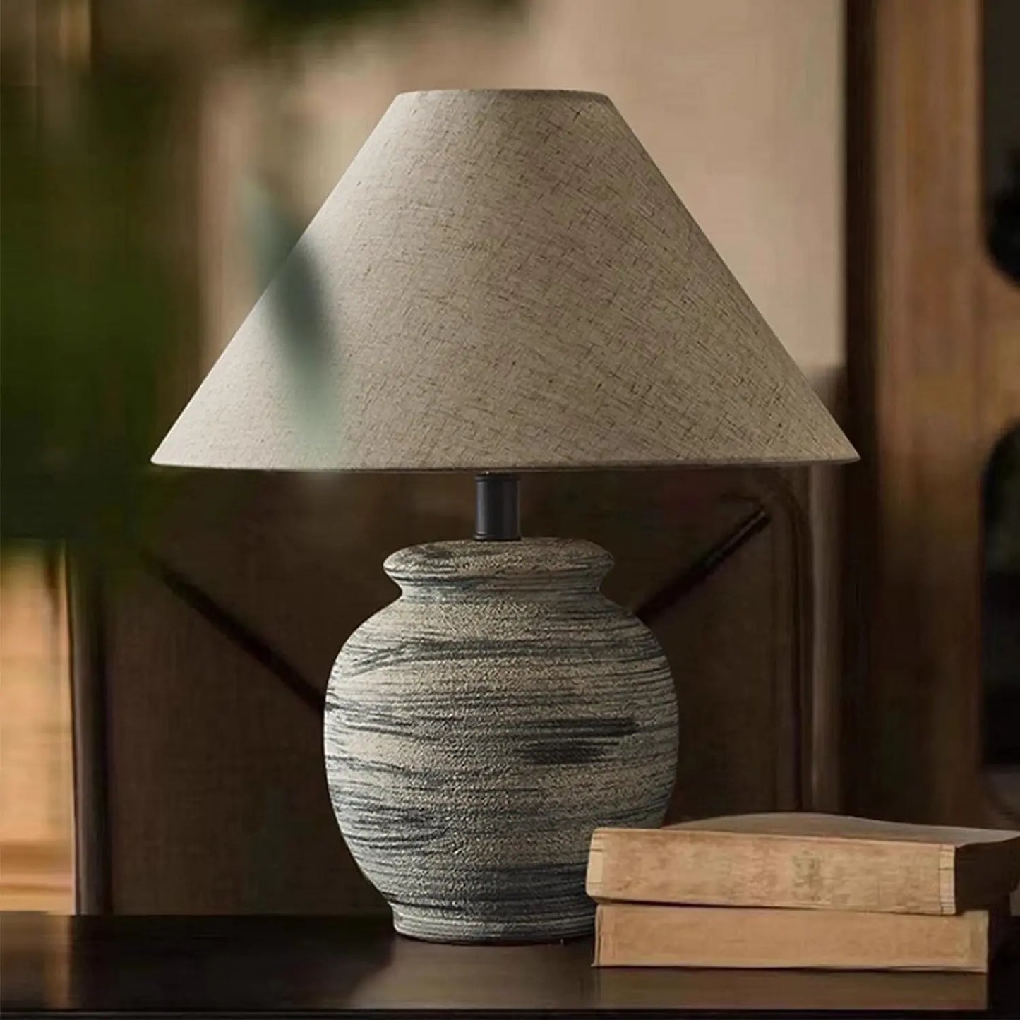 MAS-2594 Masdio Japandi Ceramic Table Lamp Masdio