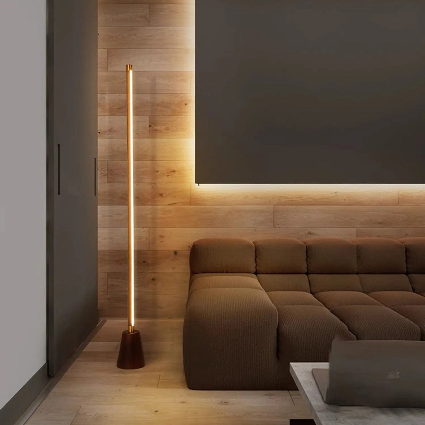 MAS-2632 Masdio Minimalist Solid Wood LED Floor Lamp Masdio