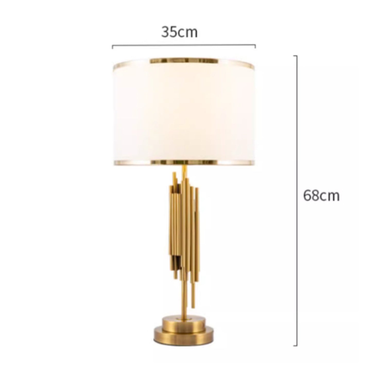 MAS-2636 Masdio Luxury Gold Table Lamp