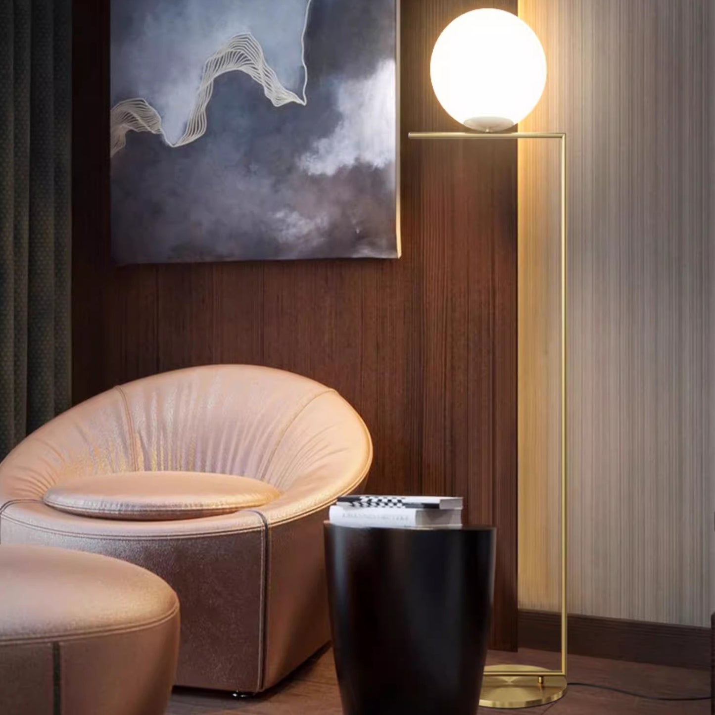 MAS-2638 Masdio Full Moon Contemporary LED Table Lamp