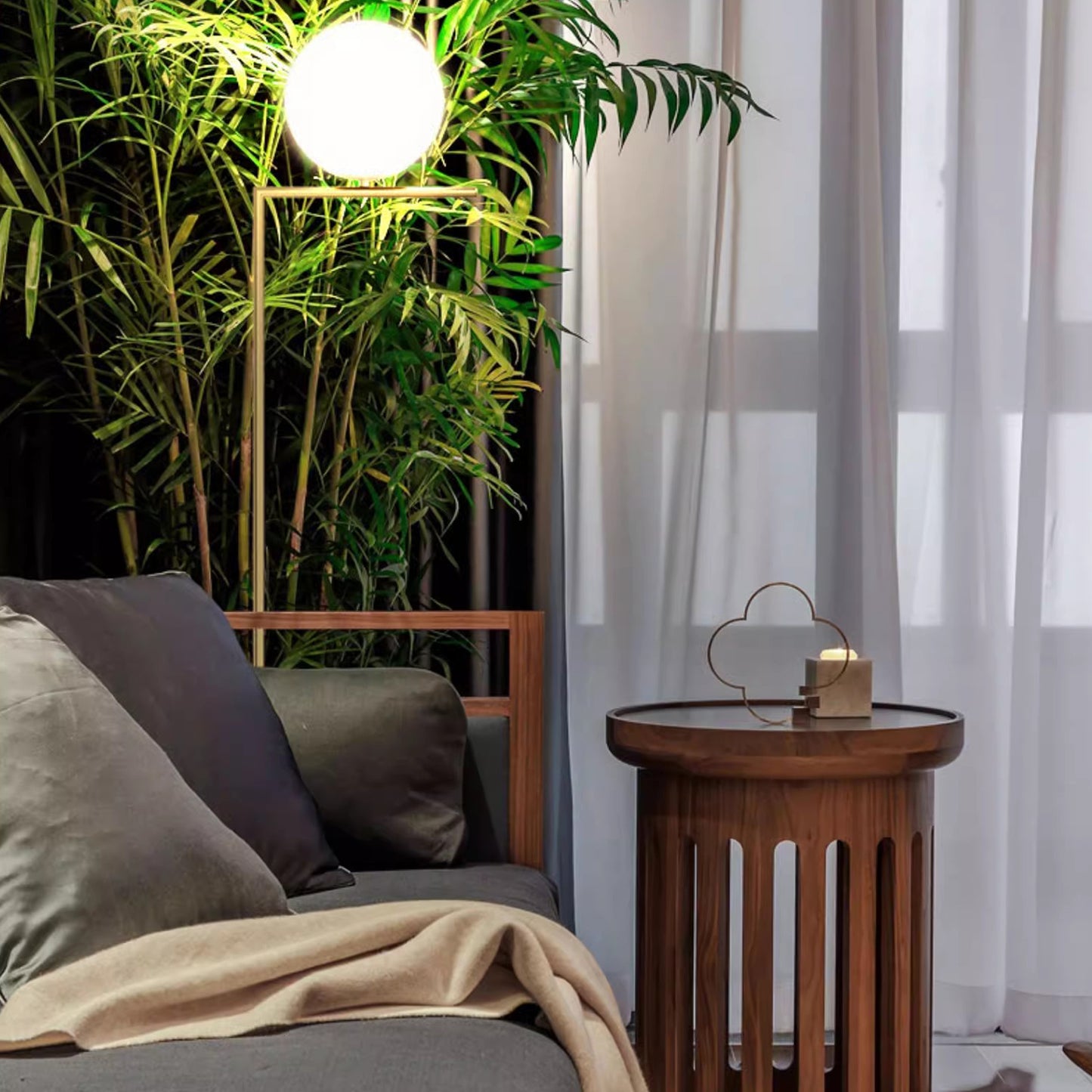 MAS-2638 Masdio Full Moon Contemporary LED Table Lamp