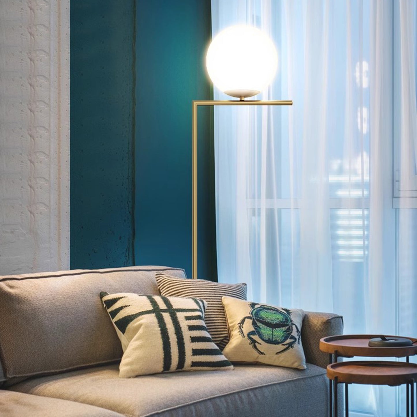 MAS-2638 Masdio Full Moon Contemporary LED Table Lamp