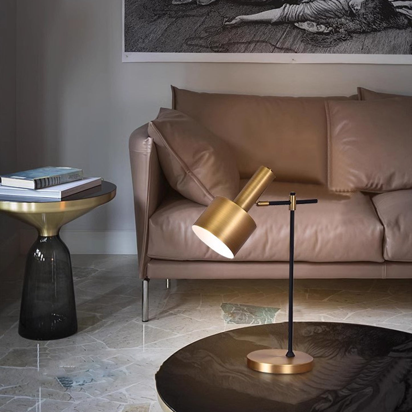 MAS-2640 Masdio Modern LED Full Moon Floor Lamp