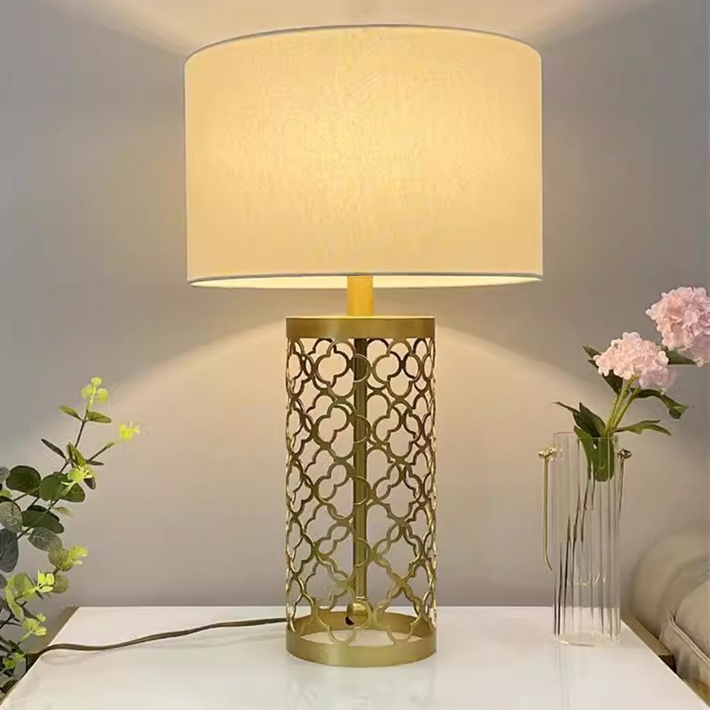 MAS-2648 Masdio Victorian Brass Table Lamp