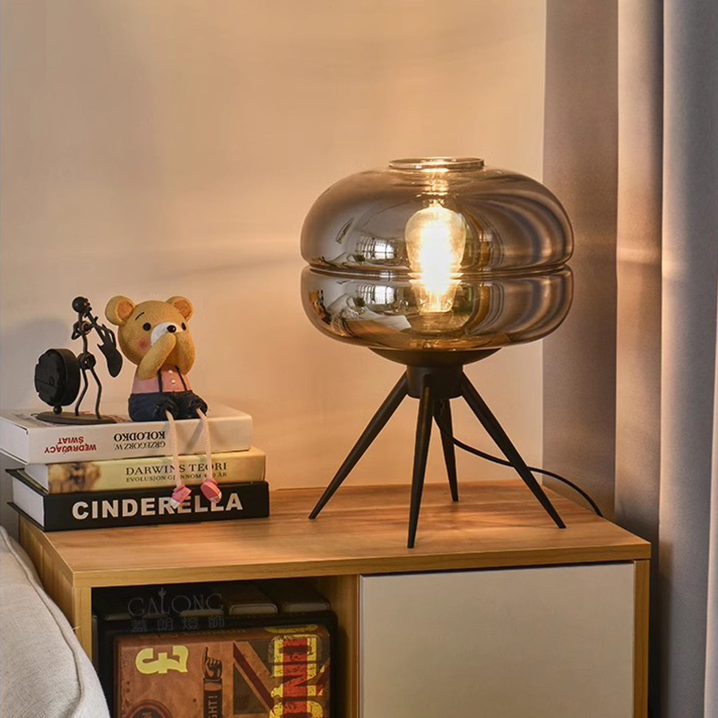MAS-2650 Masdio Modern Glass Dome Table Lamp