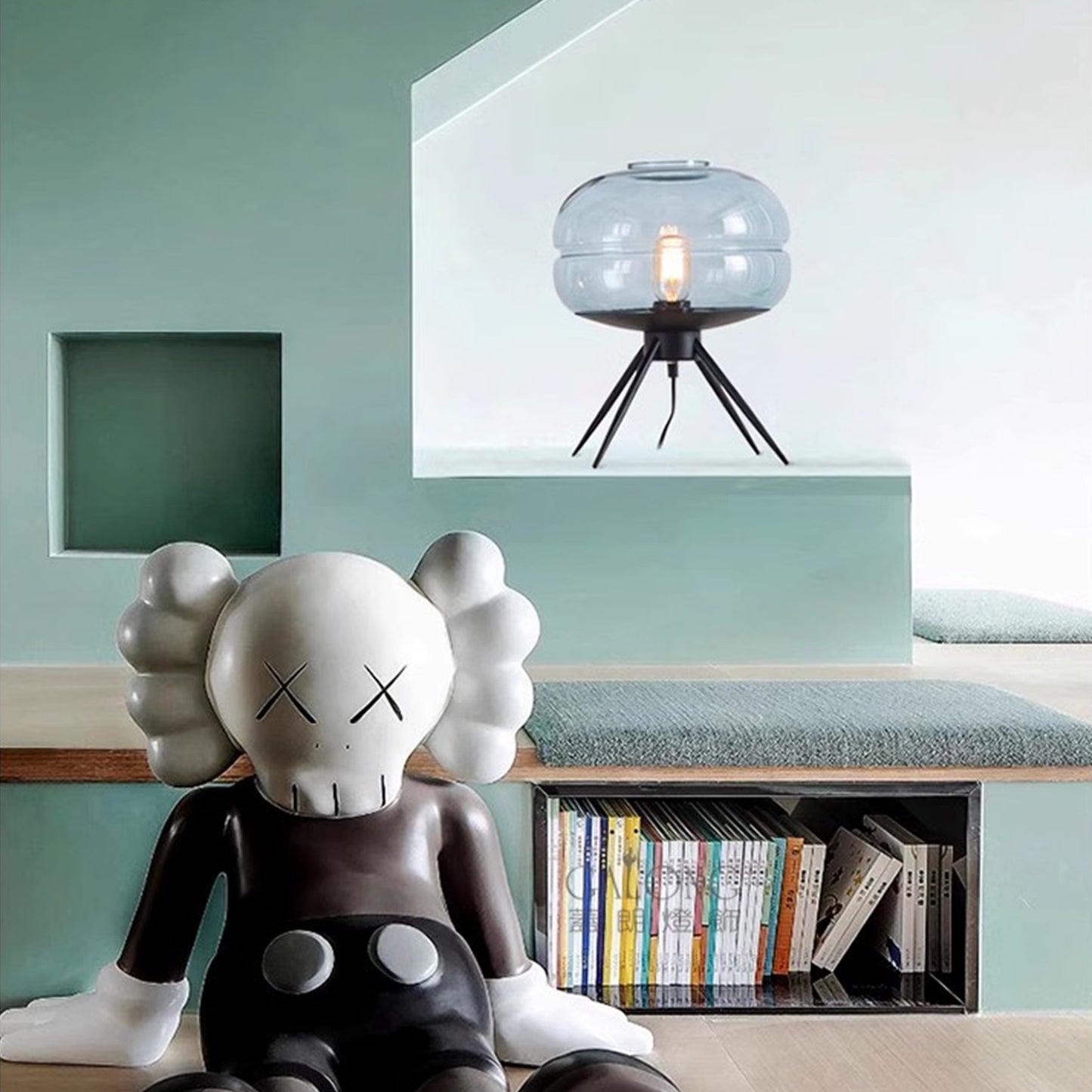 MAS-2650 Masdio Modern Glass Dome Table Lamp