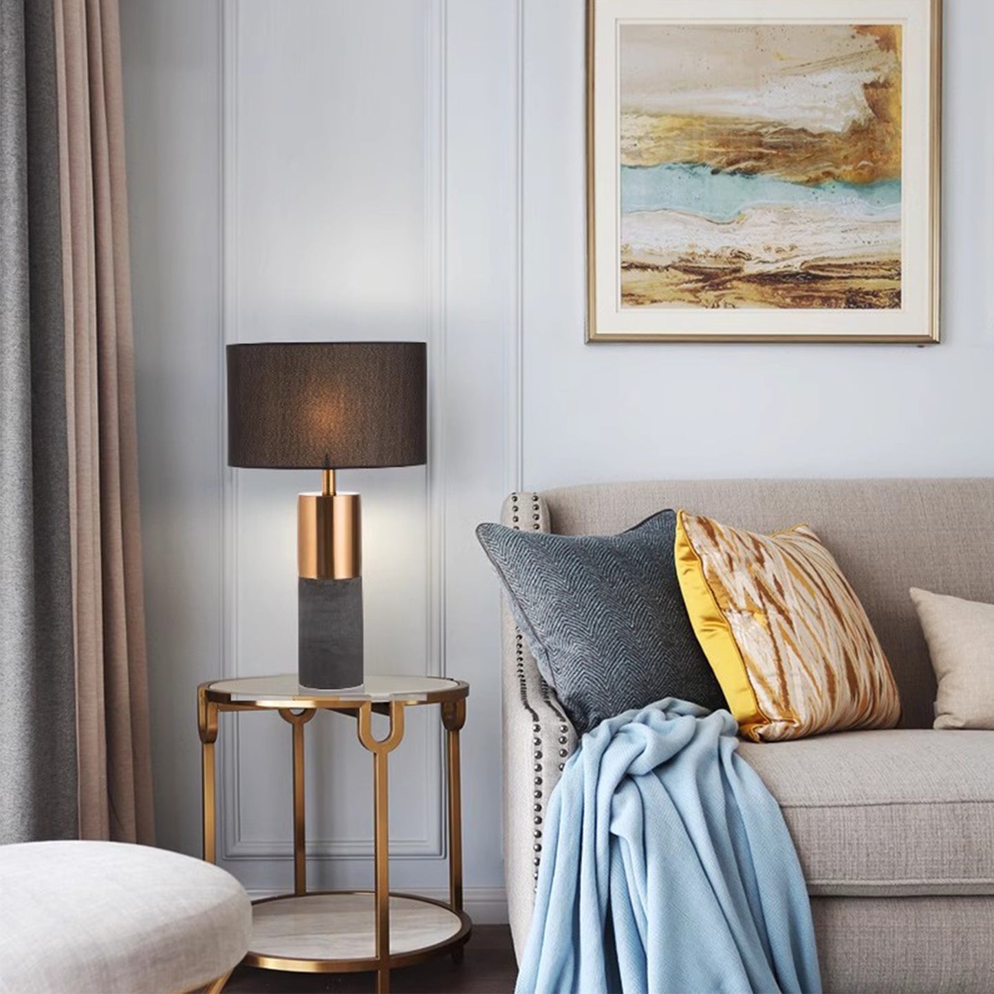MAS-2654 Masdio Luxury Marble Bedside Lamp