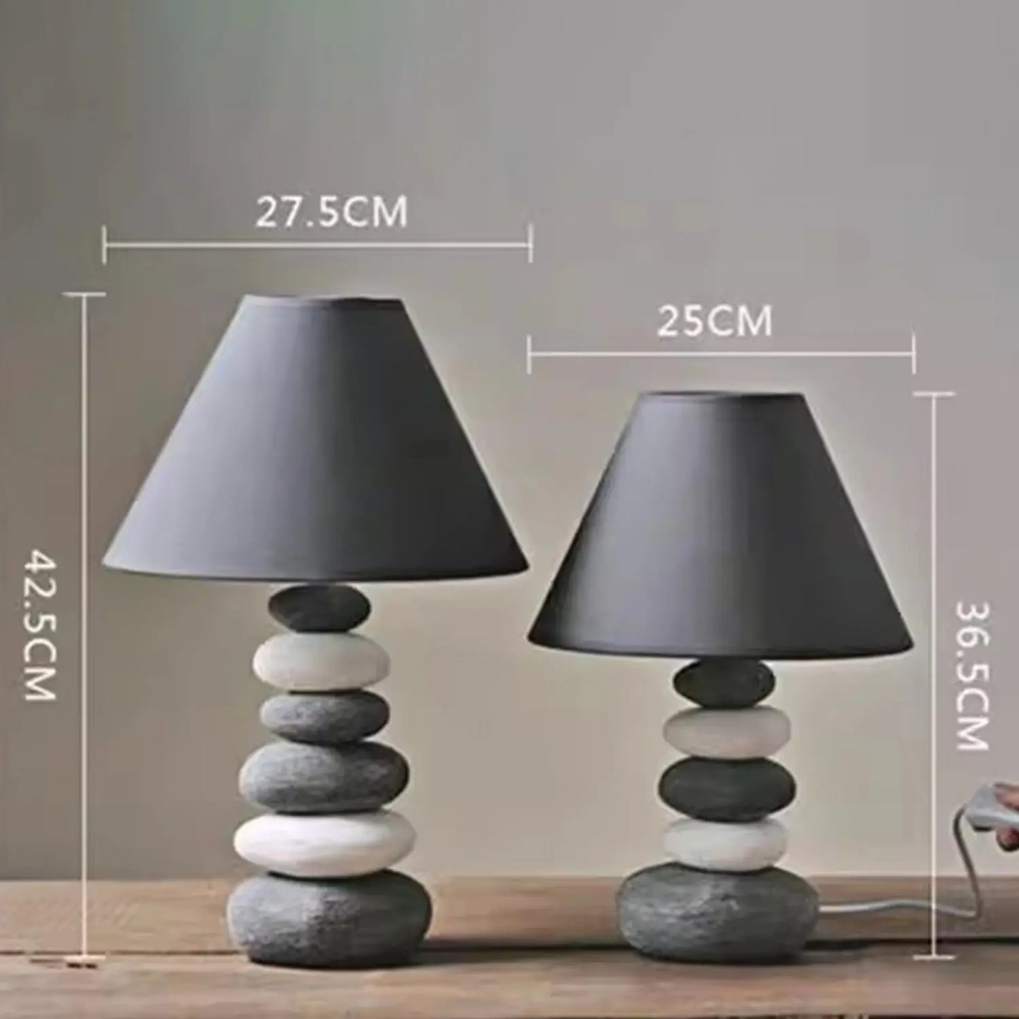 Masdio River Rock Bedside Lamp Masdio