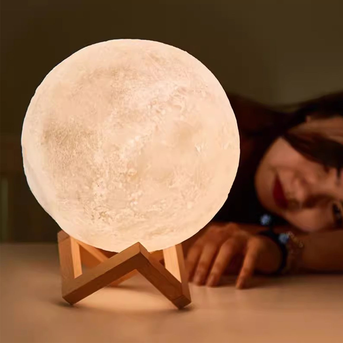 MAS-2677 Masdio Full Moon Bedside Lamp
