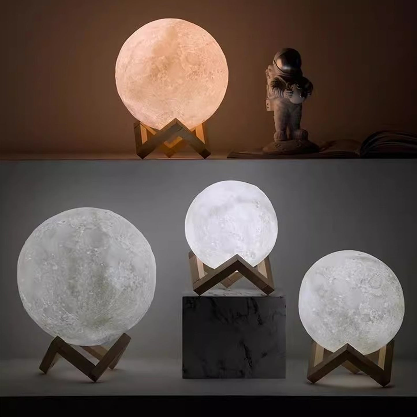 MAS-2677 Masdio Full Moon Bedside Lamp