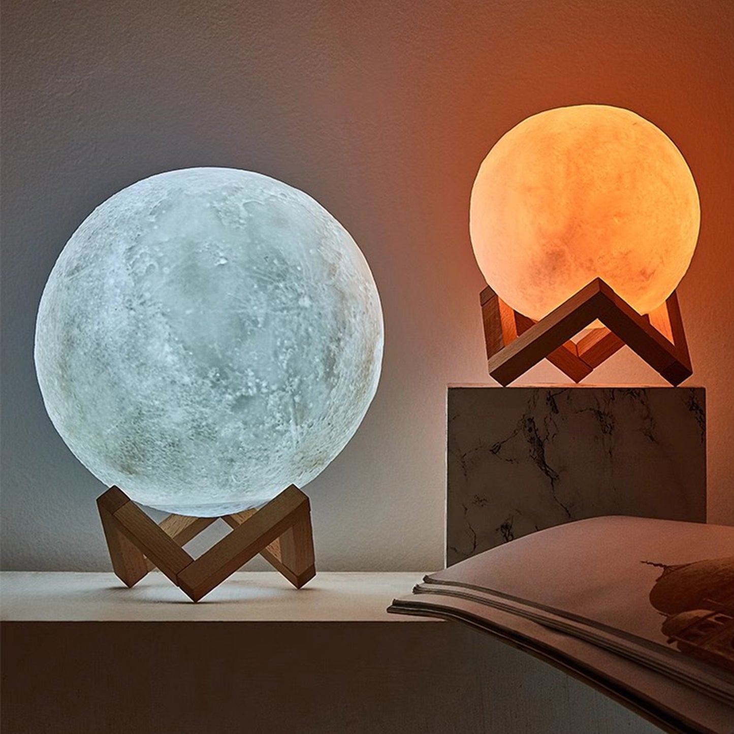 MAS-2677 Masdio Full Moon Bedside Lamp
