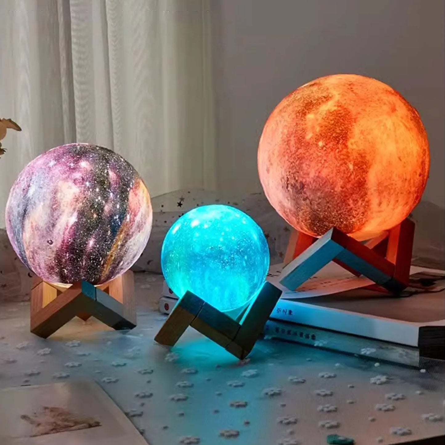 MAS-2677 Masdio Full Moon Bedside Lamp Masdio