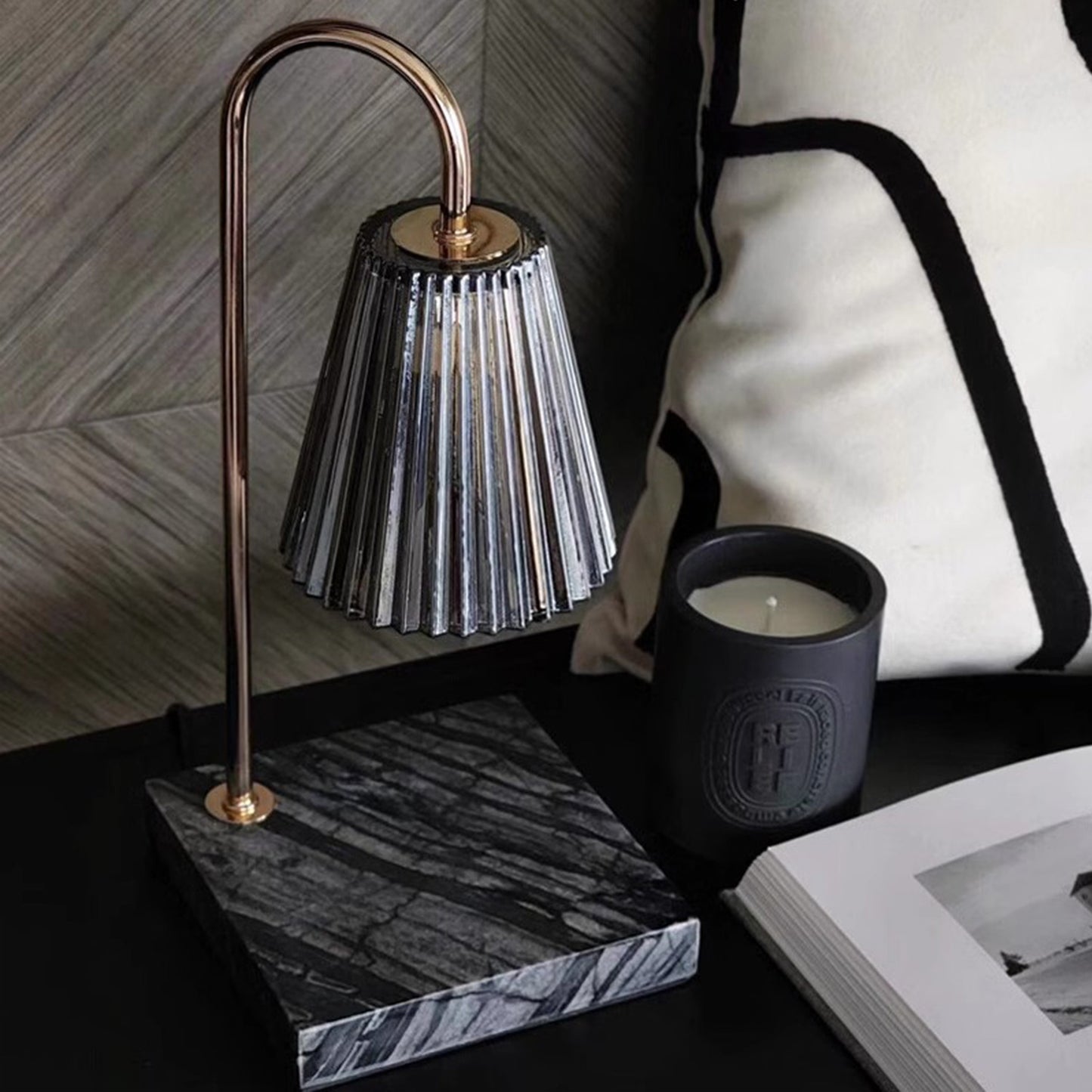 Masdio Elegant Marble Candle Lamp