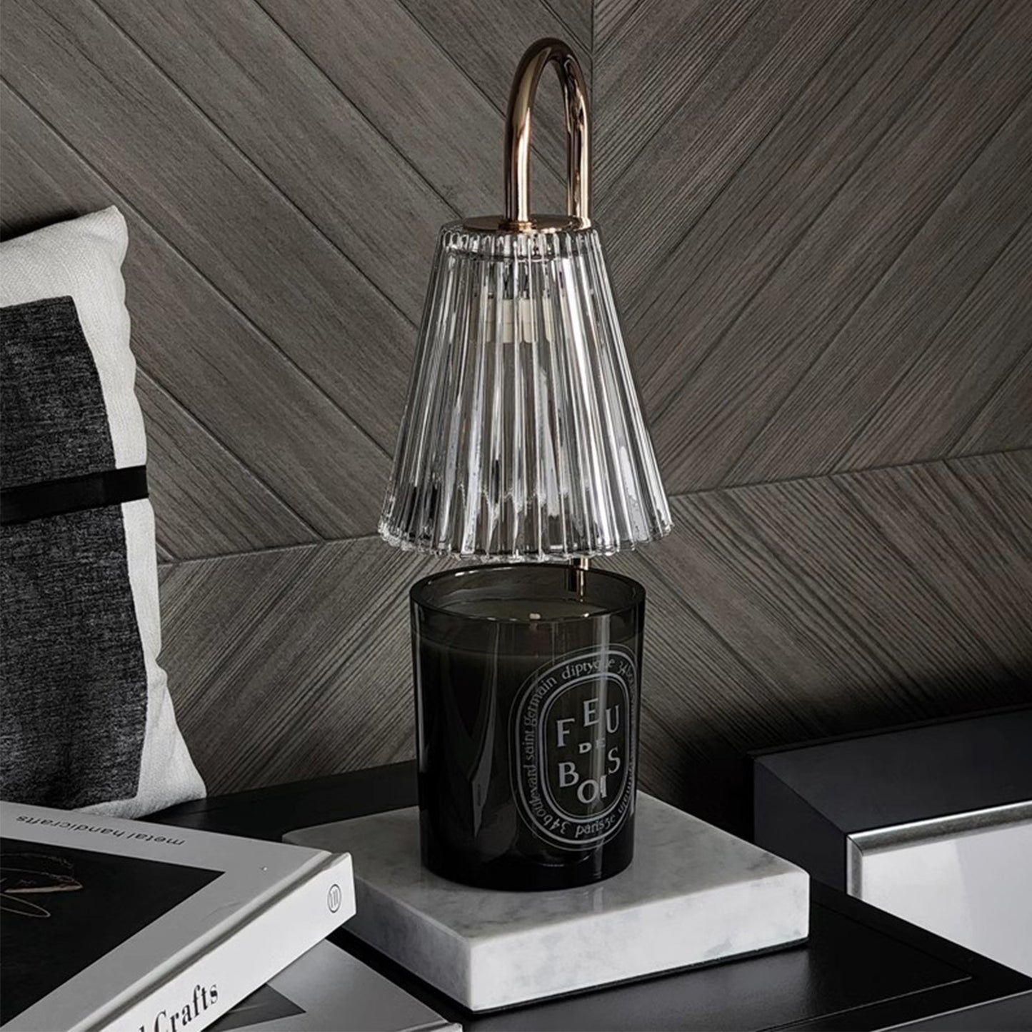 Masdio Elegant Marble Candle Lamp