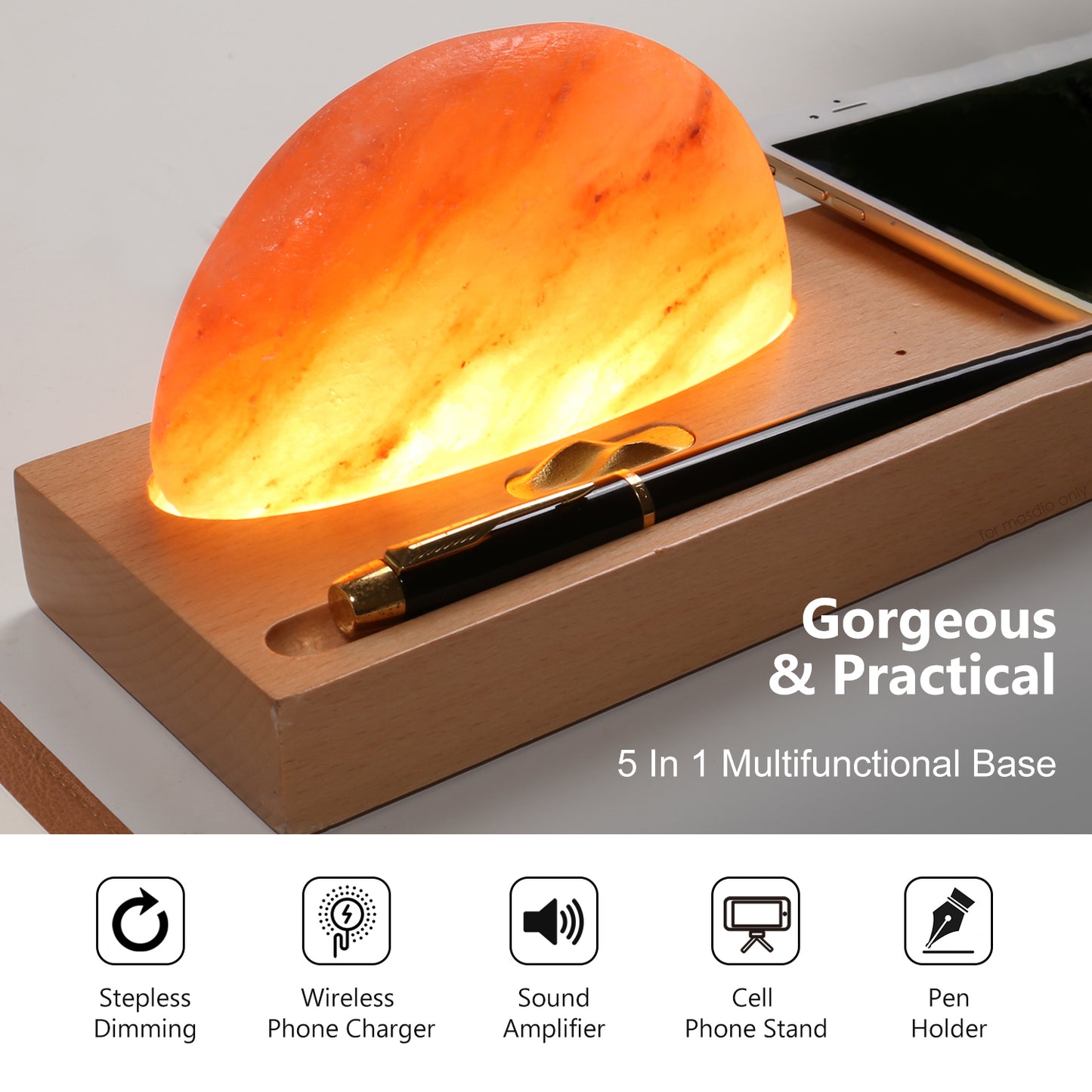 Masdio Sunrise Salt Lamp