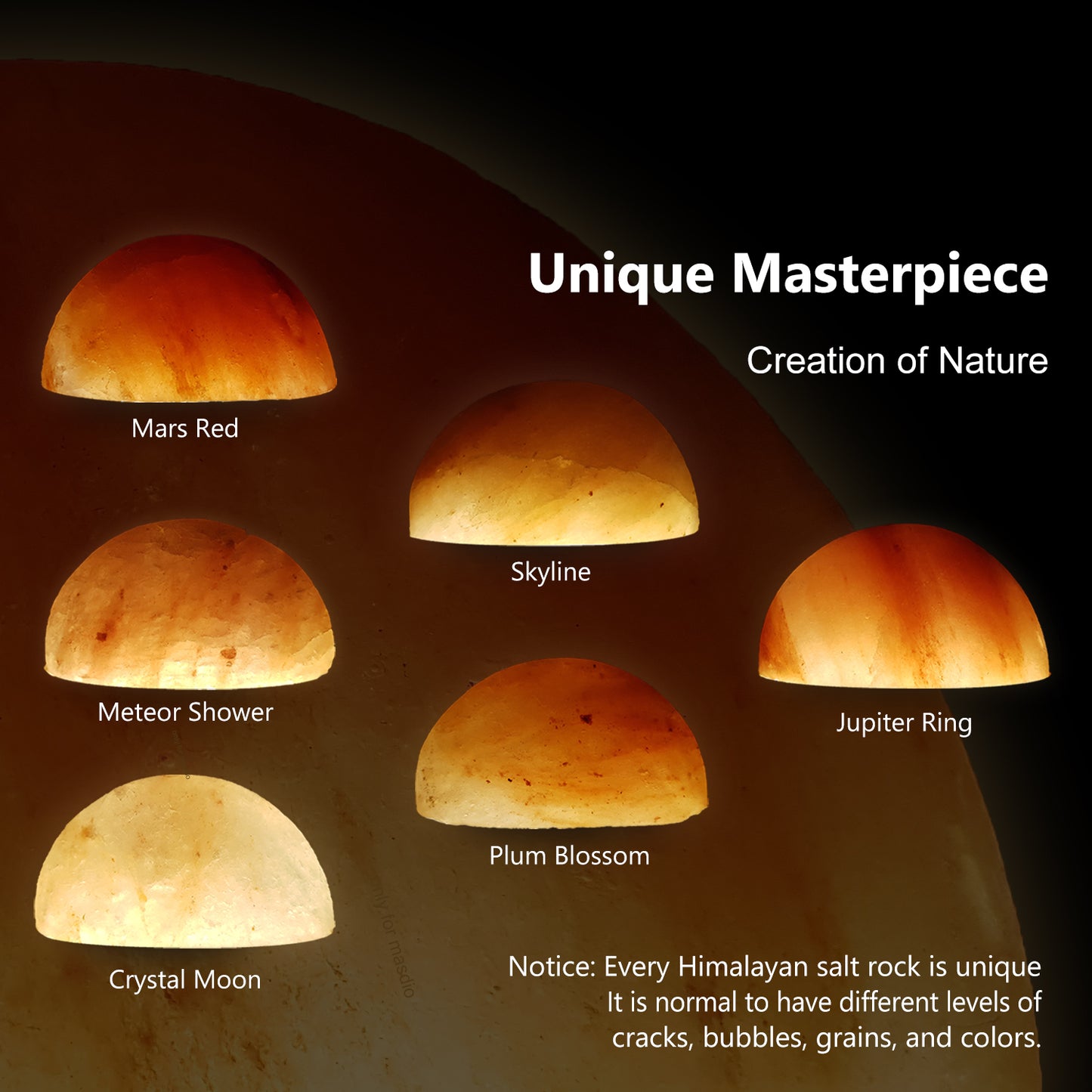 Masdio Sunrise Salt Lamp