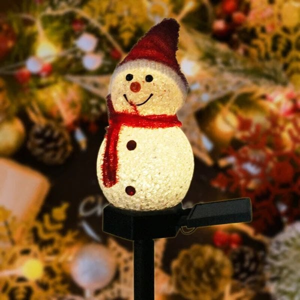 Masdio S1 Waterproof solar snowman lamp