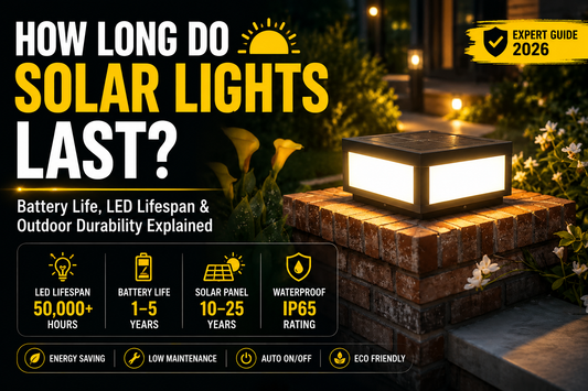 How Long Do Solar Lights Last Battery, LED Lifespan & Durability