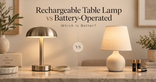 Rechargeable Table Lamp vs Battery-Operated: Which Is Better?