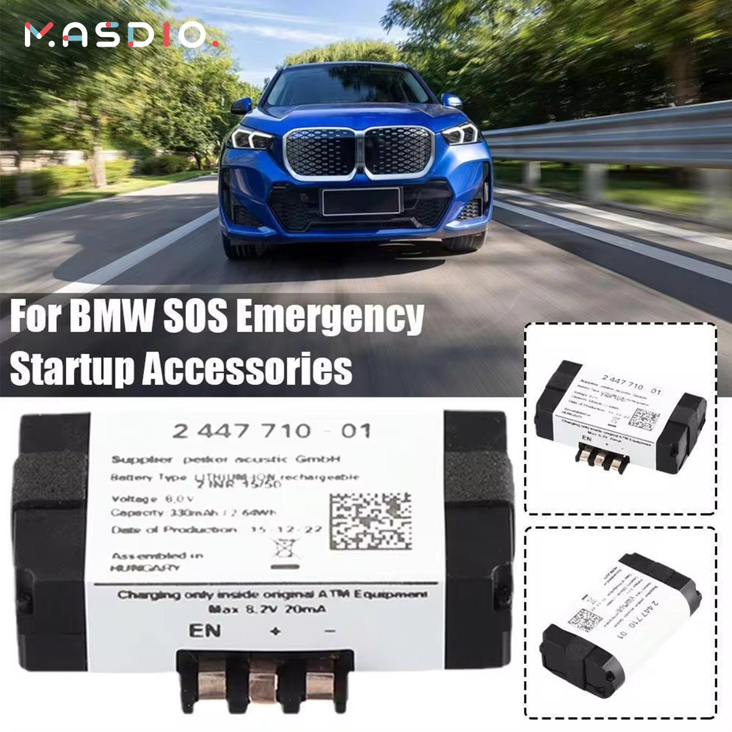 Masdio Car Emergency Battery