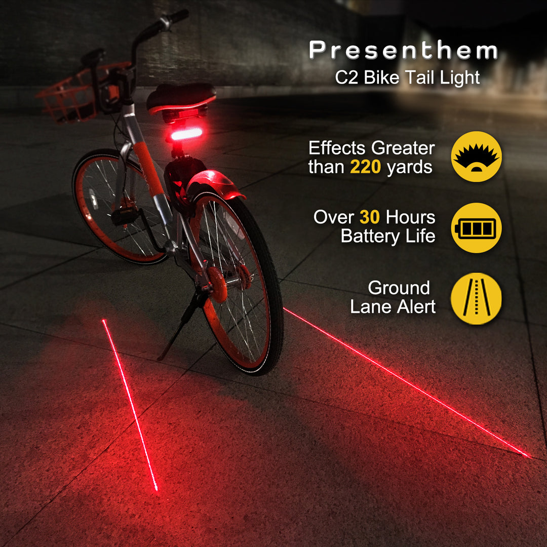 C2 Rechargeable Bike Tail Light LED