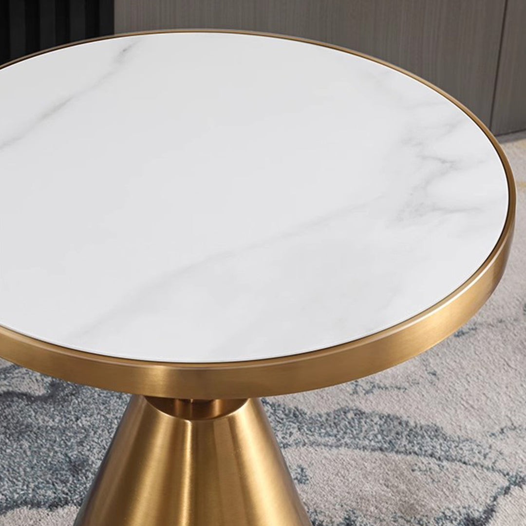 PT-1095 Presenthem Elegance and Versatility Unite: Marble Coffee Table Side Table