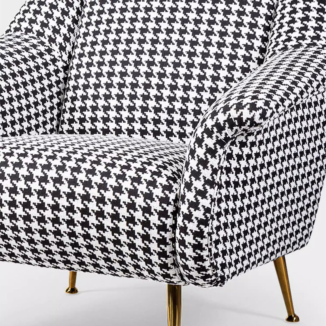 Modern Luxury Houndstooth Chair and Sofa