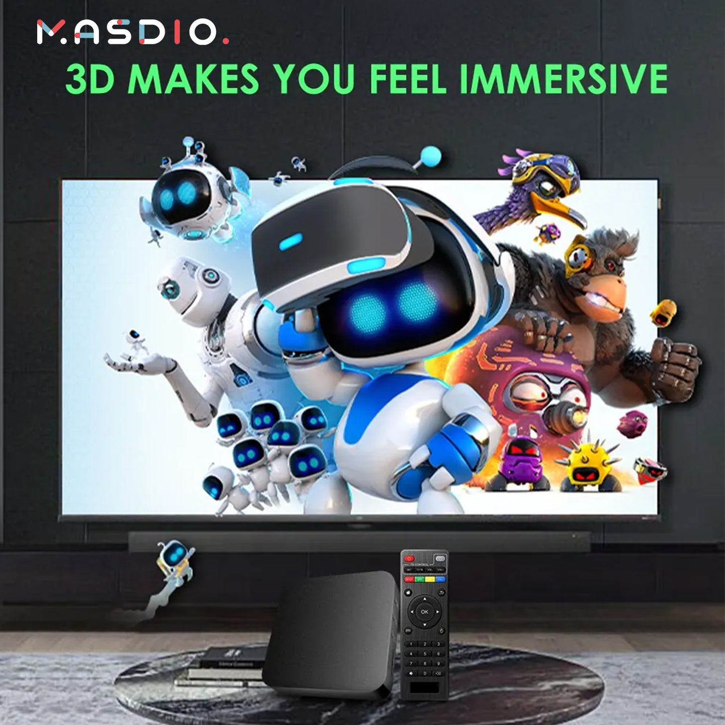 Masdio 4K Android TV Box