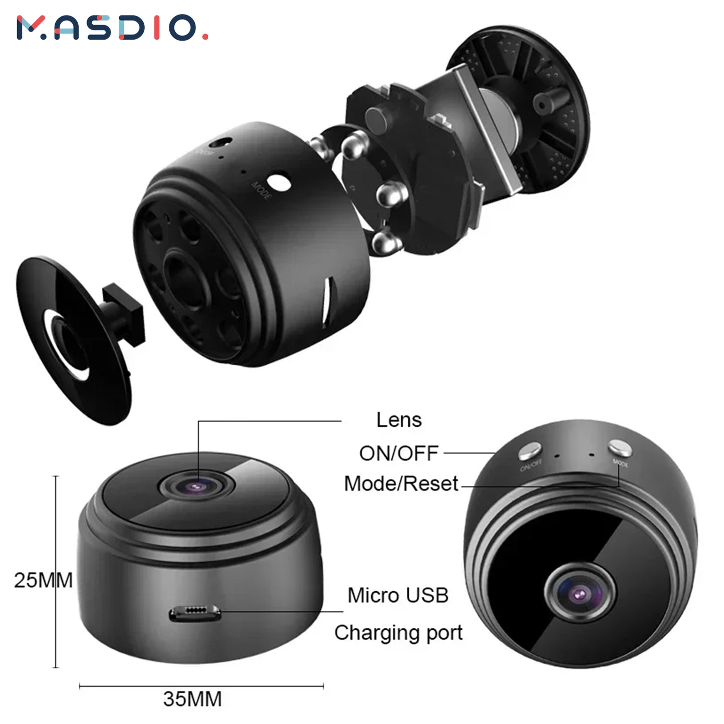 Masdio HD Wireless Outdoor Camera