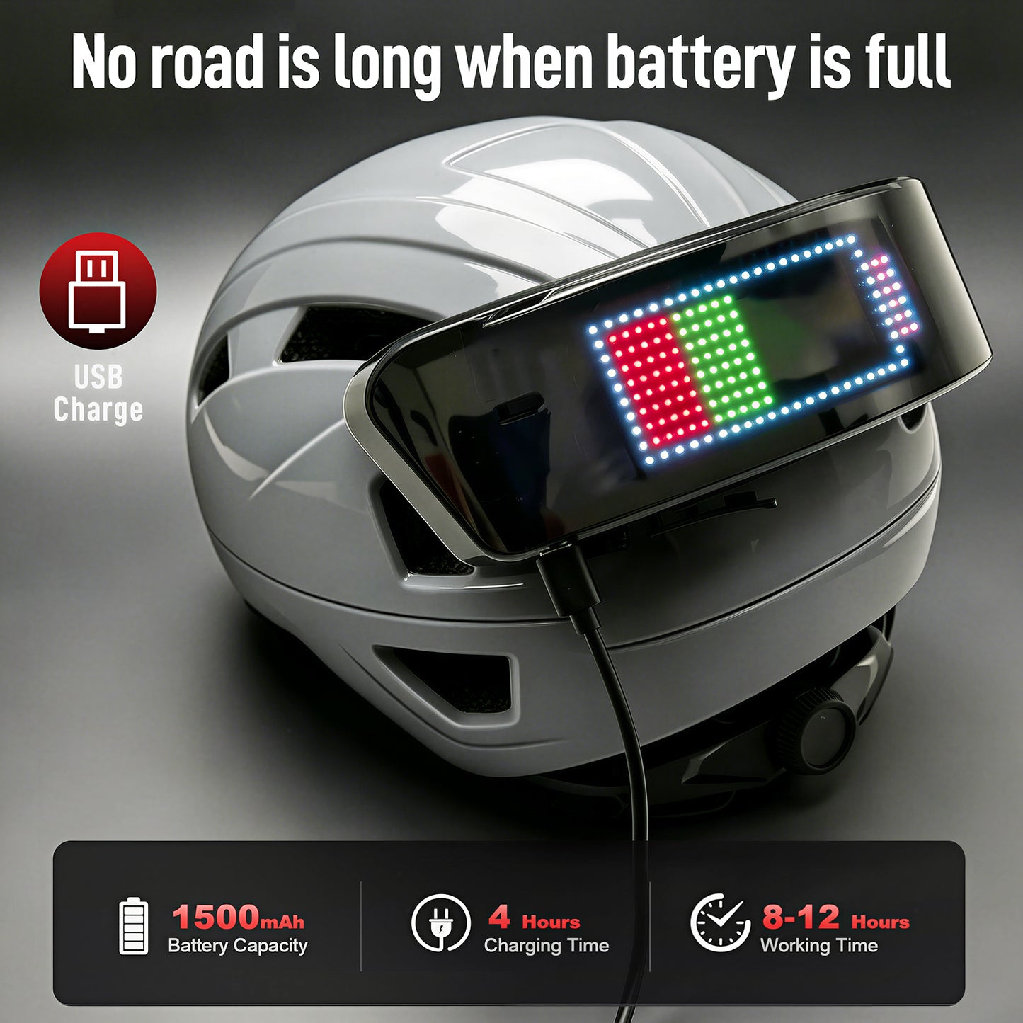 Bicycle Helmet LED Light Masdio