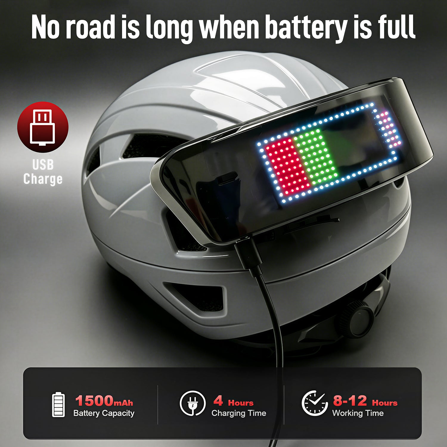Bicycle Helmet LED Light Masdio