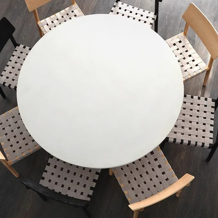 MAS-1282 Masdio Charming Round Slate Dining Table