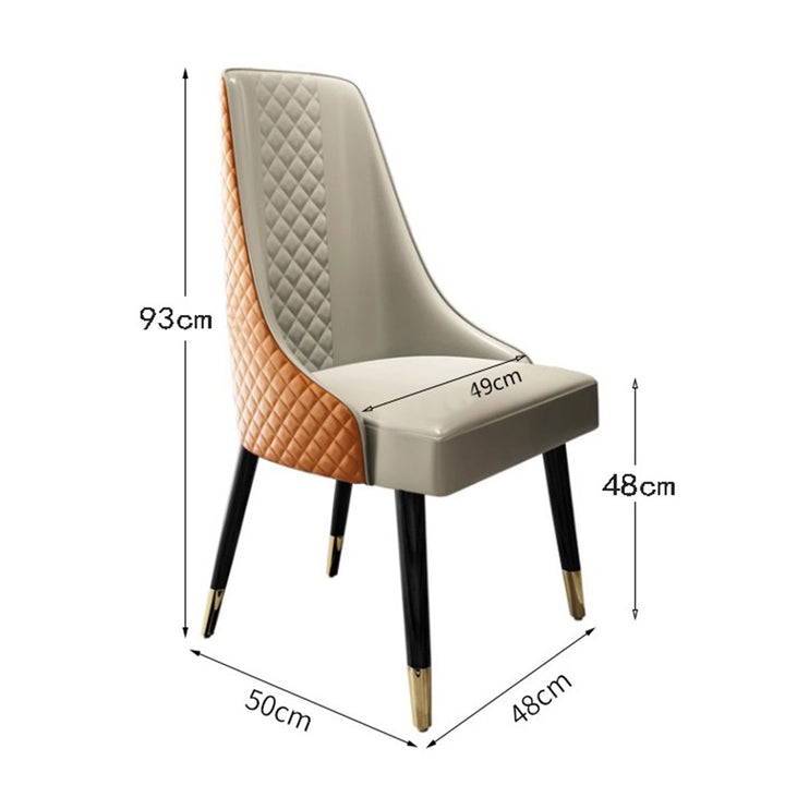 High Back Upholstered Dining Chair