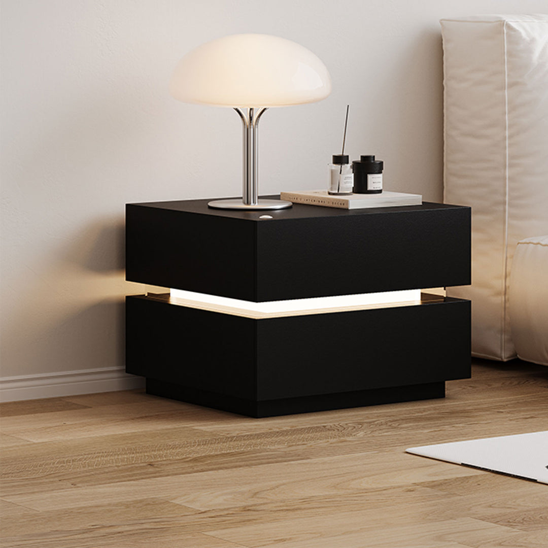 Contemporary LED Bedside Table