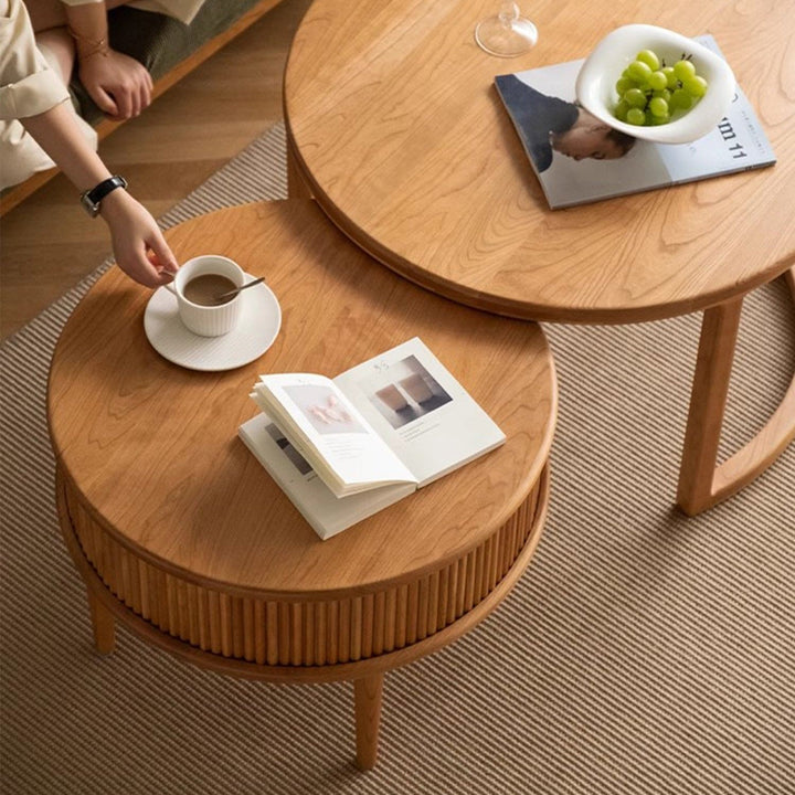 MAS-1231 Masdio Elegant Round Coffee Table Set