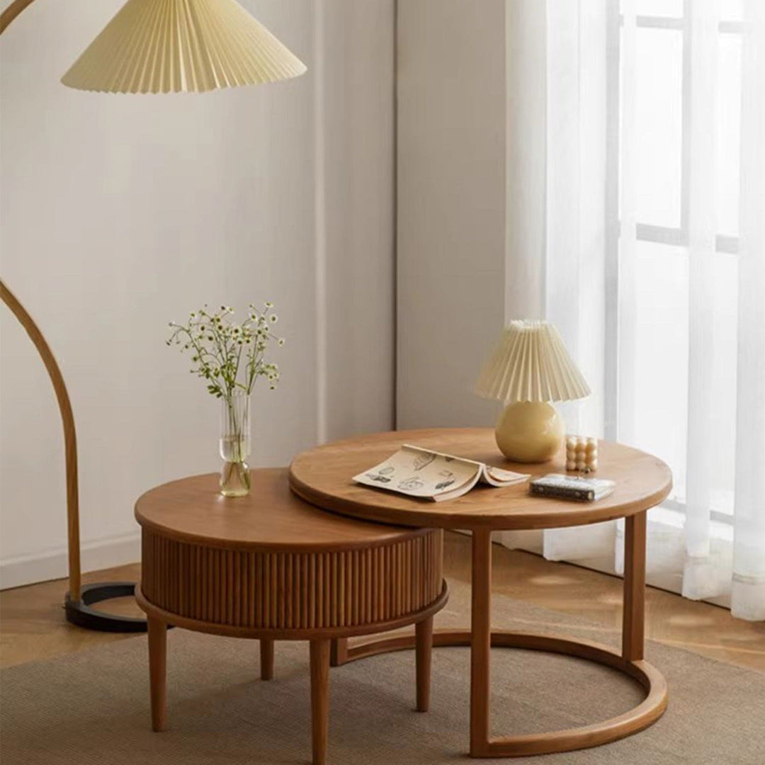MAS-1231 Masdio Elegant Round Coffee Table Set