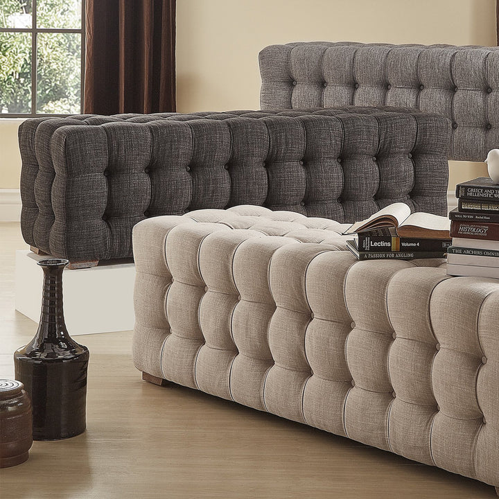 MAS-1237 Madio Elegant Upholstered Bench-Ottoman