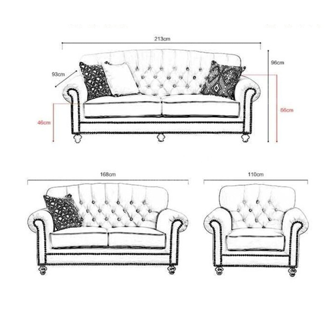 Elegant and Comfortable Chesterfield Sofa