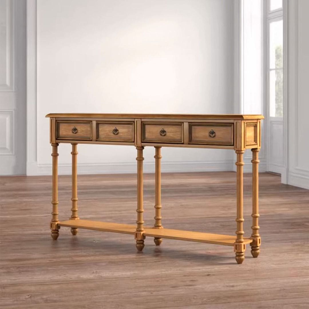 French Country-Inspired Belichick Console Table