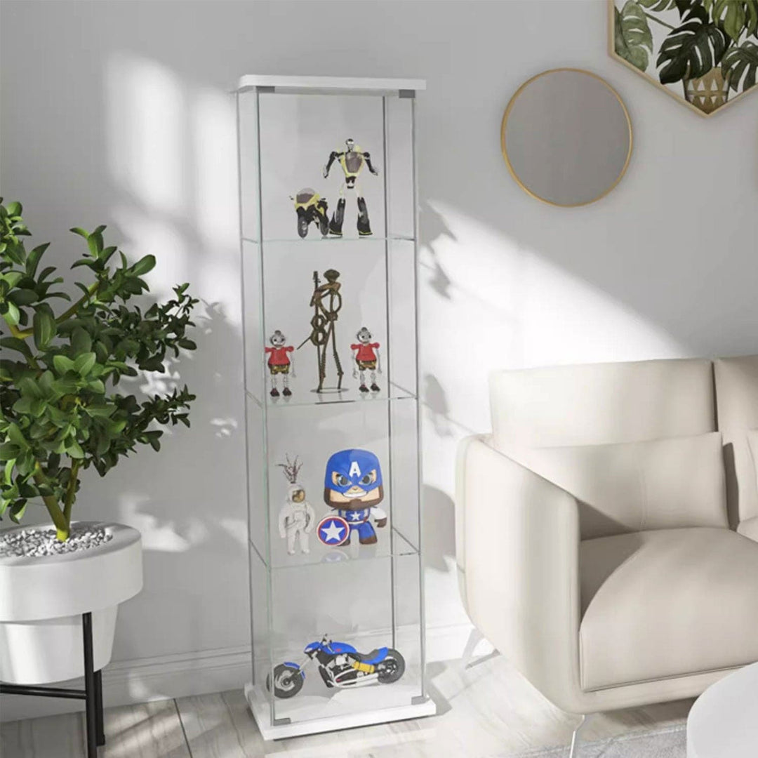 MAS-1423 Masdio Glass-Door Display Stand with Ample Storage