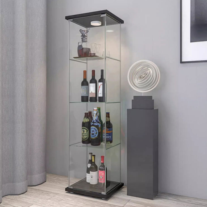MAS-1423 Masdio Glass-Door Display Stand with Ample Storage