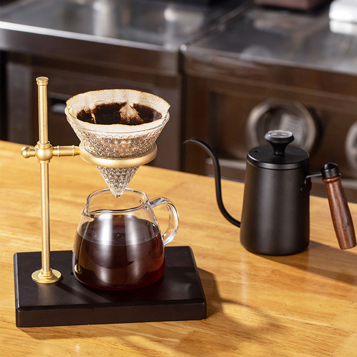 Handcrafted Black Walnut Coffee Dripper Stand