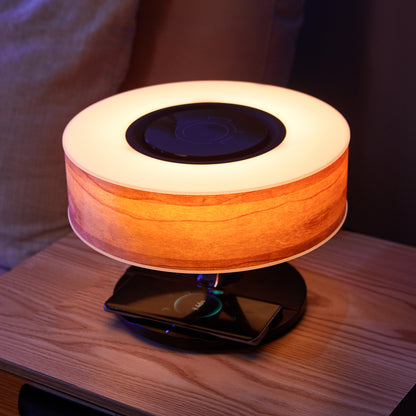 Horizon Bedside Lamp (Cherry Wood)