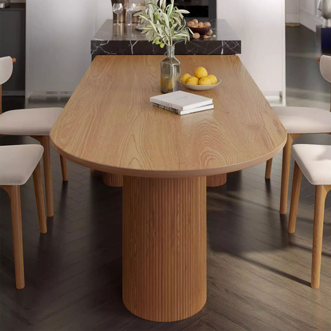 Elegant Solid Wood Dining Table